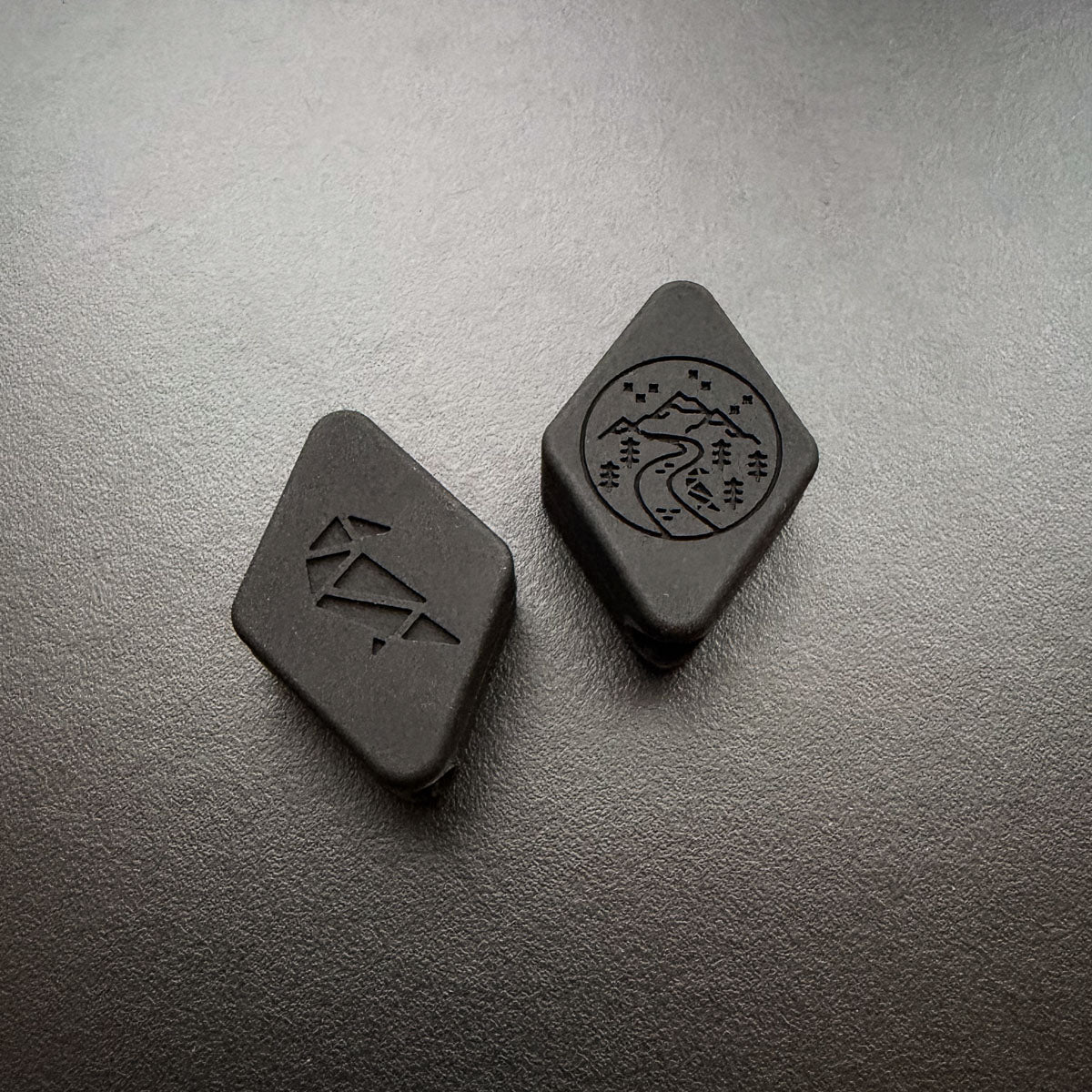 CRWGR PVC Zipper Pulls 2er Set