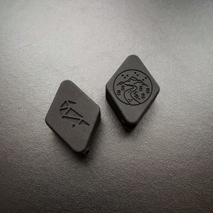 CRWGR PVC Zipper Pulls 2er Set