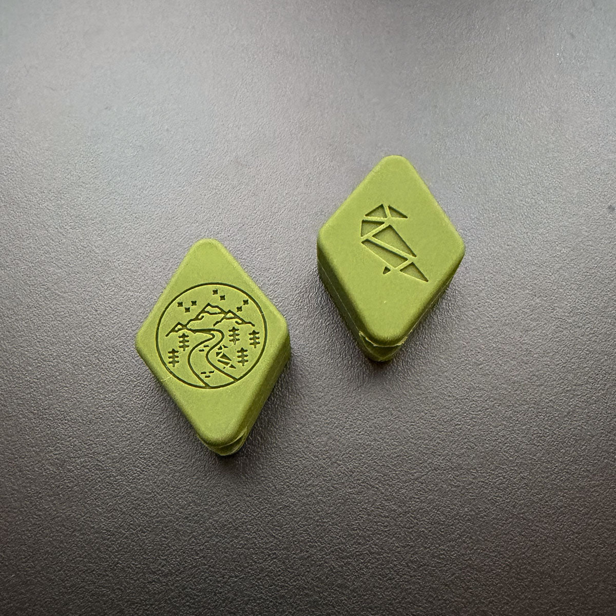 CRWGR PVC Zipper Pulls 2er Set