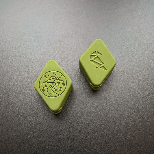 CRWGR PVC Zipper Pulls 2er Set